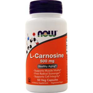 Now L-Carnosine (500mg)  50 vcaps