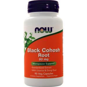 Now Black Cohosh Root (80mg)  90 caps