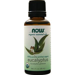 Now Certified Organic Eucalyptus Oil  1 fl.oz