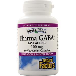 Natural Factors Pharma GABA  60 vcaps