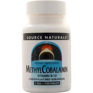 Source Naturals Methyl Cobalamin (1mg) Cherry 120 tabs