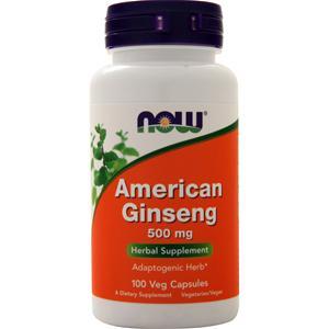 Now American Ginseng (500mg)  100 vcaps