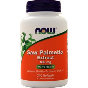 Now Saw Palmetto Extract (160mg)  240 sgels