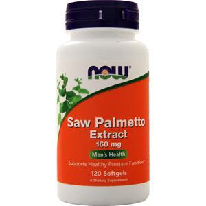 Now Saw Palmetto Extract (160mg)  120 sgels