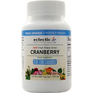 Eclectic Institute Fresh Freeze-Dried Cranberry (300mg)  120 vcaps