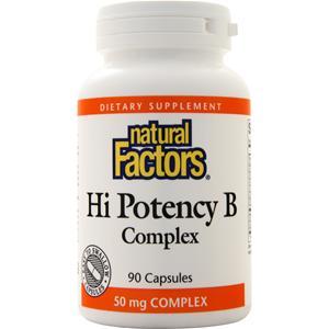 Natural Factors Hi Potency B Complex  90 caps
