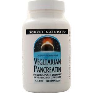 Source Naturals Vegetarian Pancreatin  120 caps