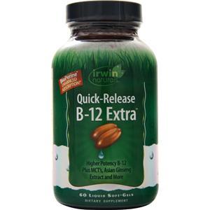 Irwin Naturals Quick-Release B-12 Extra  60 sgels