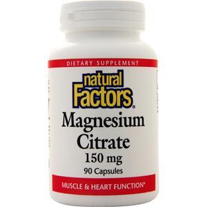 Natural Factors Magnesium Citrate (150mg)  90 caps