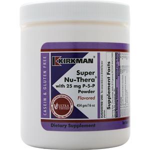 Kirkman Super Nu-Thera Powder w/ 25mg P5P Lemon 454 grams