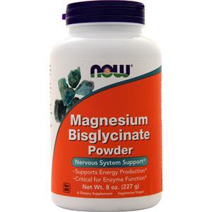 Now Magnesium Bisglycinate Powder  227 grams