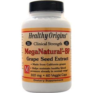 Healthy Origins MegaNatural-BP Grape Seed Extract (300mg)  60 caps