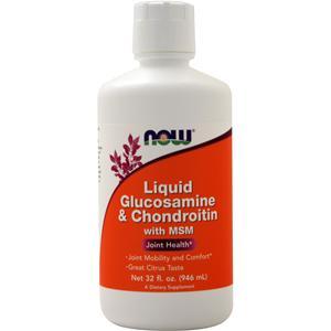 Now Liquid Glucosamine & Chondroitin w/ MSM Citrus 32 fl.oz