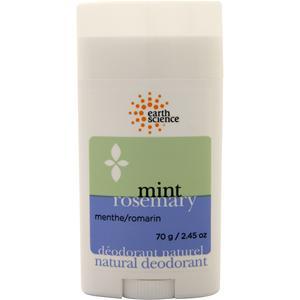 Earth Science Natural Deodorant Mint Rosemary 2.45 oz