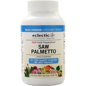 Eclectic Institute Fresh Freeze-Dried Saw Palmetto (600mg)  240 vcaps