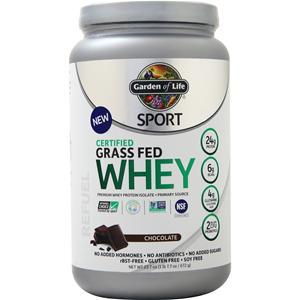 Garden Of Life Sport - Certified Grass Fed Whey Chocolate 23.7 oz