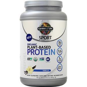 Garden Of Life Sport - Organic Plant-Based Protein Vanilla 28.4 oz