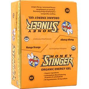 Honey Stinger Organic Energy Gel Mango Orange 24 pckts
