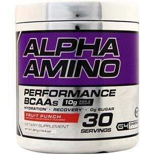 Cellucor Alpha Amino Performance BCAAs Fruit Punch 381 grams
