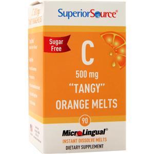 Superior Source C (500mg) - Sugar Free Tangy Orange Melts 90 tabs
