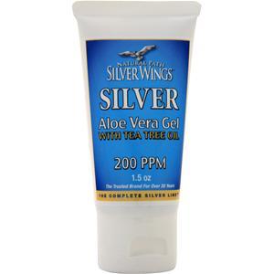 Natural Path Silver Wings - Silver Aloe Vera Gel 200 PPM  1.5 oz