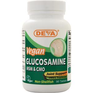 Deva Nutrition Vegan Glucosamine, MSM & CMO  90 tabs