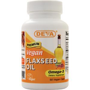 Deva Nutrition Vegan Flaxseed Oil  90 vcaps