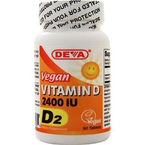 Deva Nutrition Vegan Vitamin D (2400IU)  90 tabs