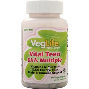 VegLife Vital Teen Girls Multiple  60 vcaps