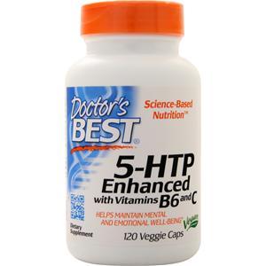 Doctor's Best 5-HTP Enhanced with Vitamins B6 &C  120 vcaps