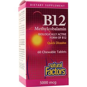 Natural Factors B12 Methylcobalamin (5000mcg)  60 tabs