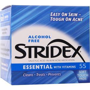 Blistex Alcohol Free Stridex Essential with Vitamins 55 pads