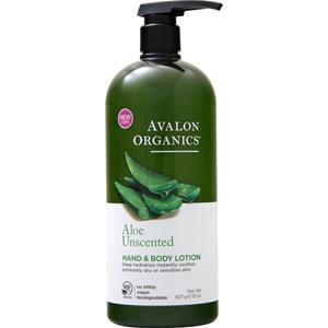 Avalon Organics Hand & Body Lotion Aloe Unscented 32 fl.oz