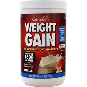 Naturade Weight Gain - The Naturally Flavored Gainer Vanilla 20.3 oz