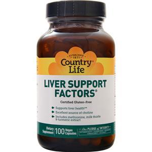 Country Life Liver Support Factors  100 vcaps