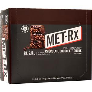 Met-Rx Protein Plus Bar Chocolate Chocolate Chunk 9 bars