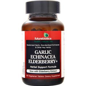 Futurebiotics Garlic Echinacea Elderberry +  120 tabs