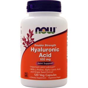 Now Hyaluronic Acid - Double Strength (100mg)  120 vcaps