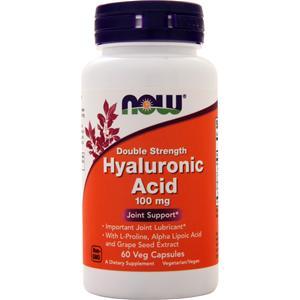 Now Hyaluronic Acid - Double Strength (100mg)  60 vcaps