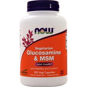 Now Vegetarian Glucosamine & MSM  120 vcaps