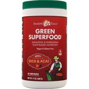 Amazing Grass Green Superfood Drink Powder Berry 17 oz