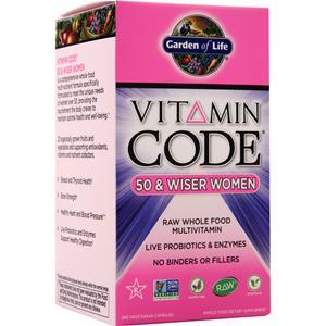 Garden Of Life Vitamin Code - 50 & Wiser Women  240 vcaps