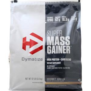 Dymatize Nutrition Super Mass Gainer Gourmet Vanilla 12 lbs