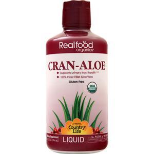 Country Life Real Food Organics - Liquid Cran-Aloe  32 fl.oz