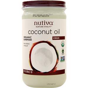 Nutiva Organic Virgin Coconut Oil Liquid Glass Jar 23 fl.oz