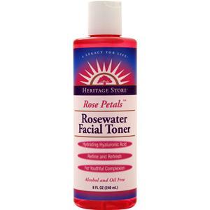 Heritage Products Rose Petals Rosewater Facial Toner  8 fl.oz
