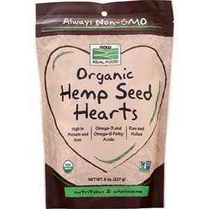 Now Organic Hemp Seed Hearts  8 oz