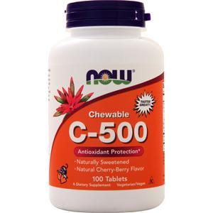 Now Chewable C-500 Cherry-Berry 100 tabs