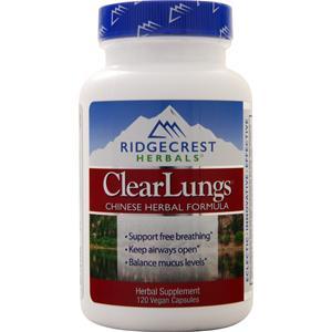 Ridgecrest Herbals ClearLungs  120 vcaps