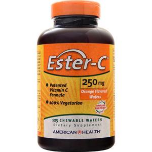 American Health Ester-C (250mg) Chewable Orange 125 wafrs